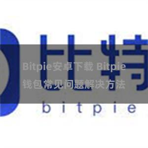 Bitpie安卓下载 Bitpie钱包常见问题解决方法