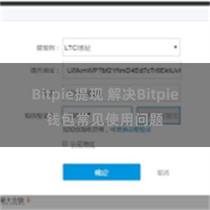 Bitpie提现 解决Bitpie钱包常见使用问题