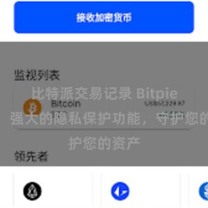 比特派交易记录 Bitpie钱包：强大的隐私保护功能，守护您的资产