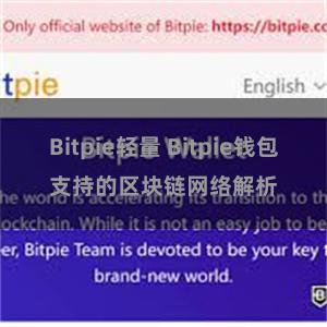 Bitpie轻量 Bitpie钱包支持的区块链网络解析