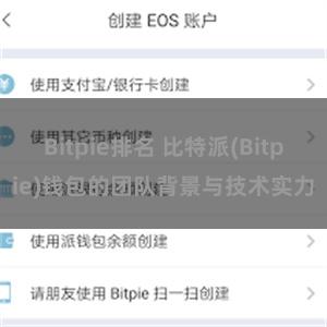 Bitpie排名 比特派(Bitpie)钱包的团队背景与技术实力