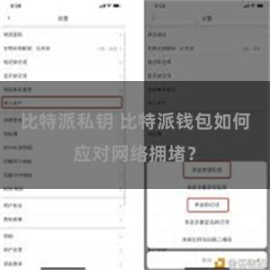 比特派私钥 比特派钱包如何应对网络拥堵？